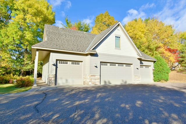 view of side of property