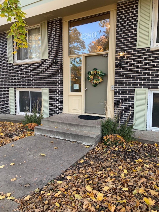 view of entrance to property