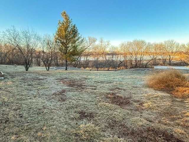 view of yard featuring a rural view