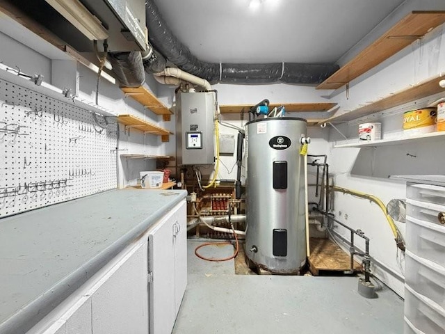 utilities with electric water heater