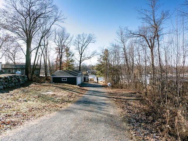 view of road