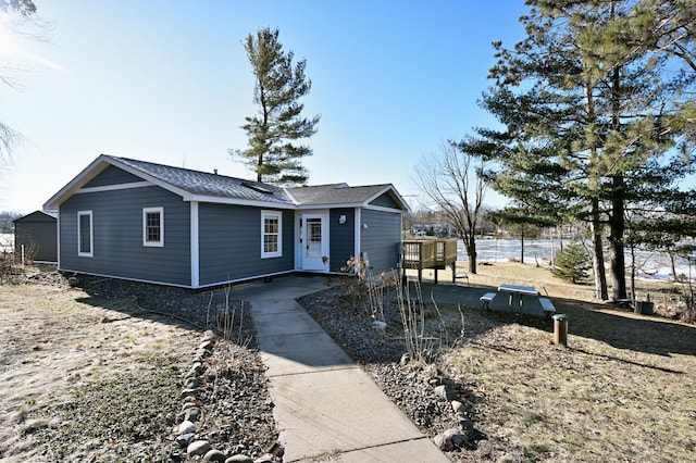 view of front of house