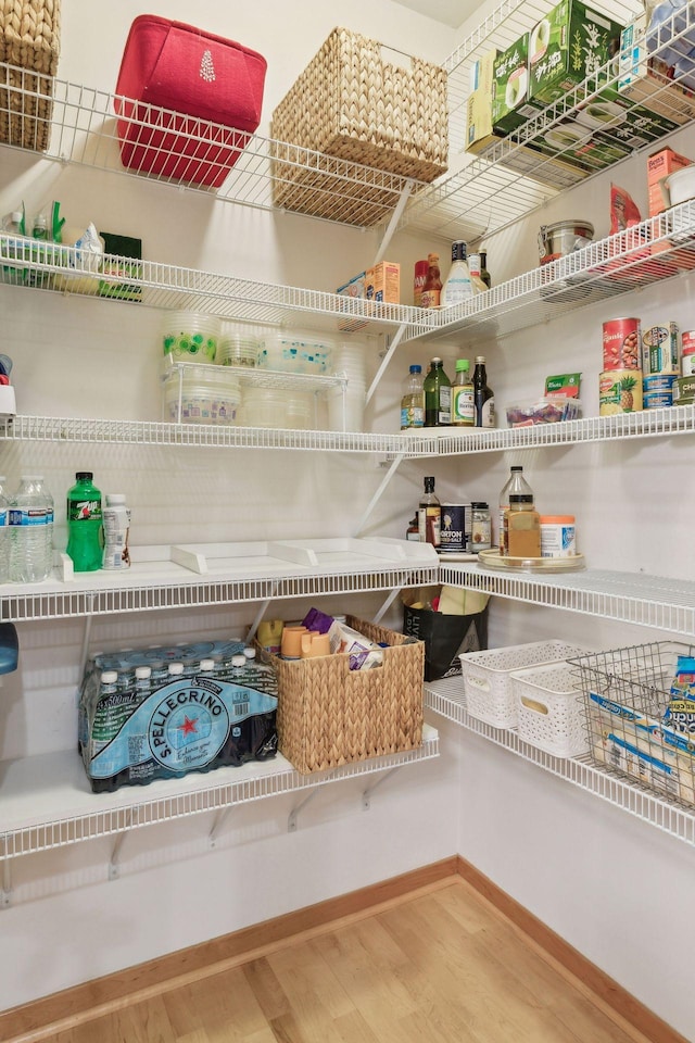 view of pantry