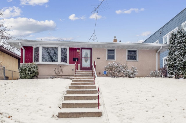 view of bungalow-style home