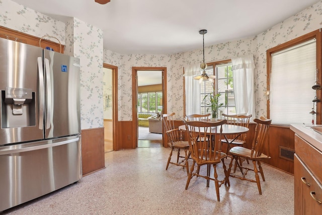 dining room with a healthy amount of sunlight