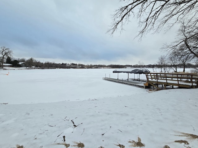 view of dock