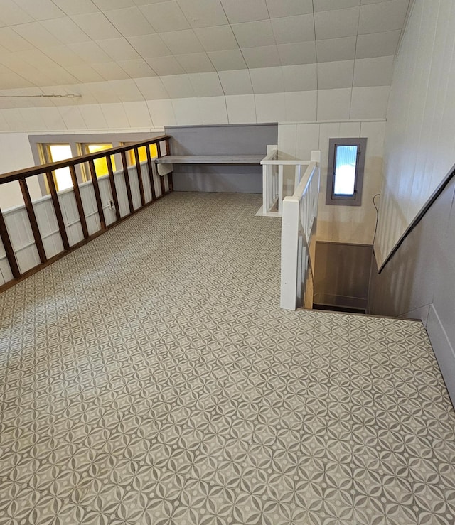 interior space with carpet floors