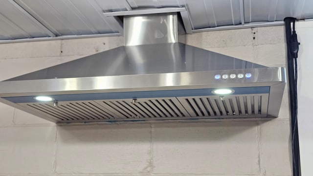 details with ventilation hood