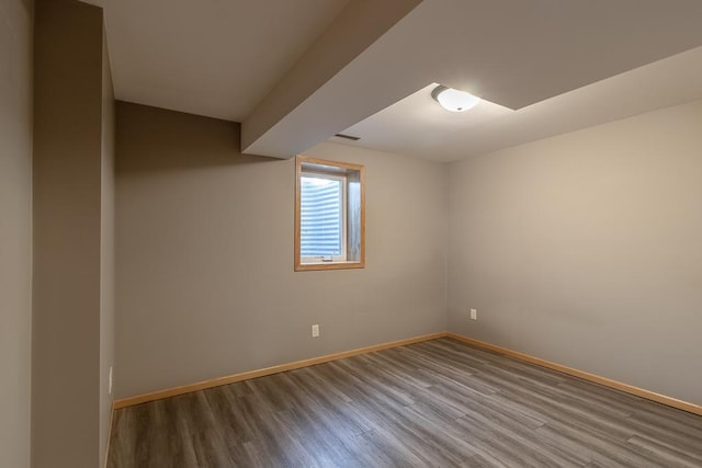 1733 Bassett Dr, Mankato, MN 56001 - unfurnished room with wood finished floors and baseboards