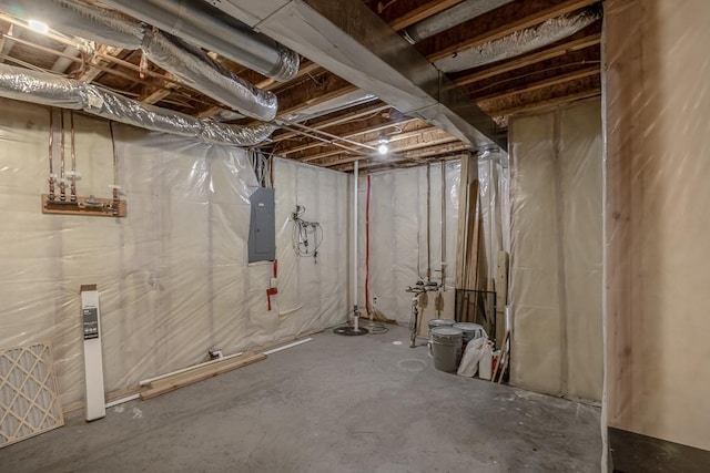 1733 Bassett Dr, Mankato, MN 56001 - unfinished basement with electric panel