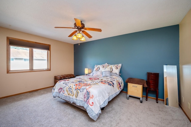 14962 Dodd Blvd, Rosemount, MN 55068 - bedroom with carpet flooring, baseboards, and ceiling fan