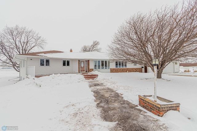 view of ranch-style house