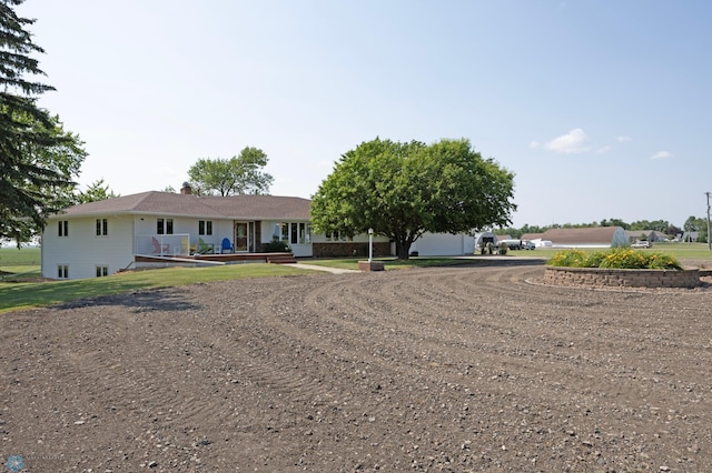 view of ranch-style home