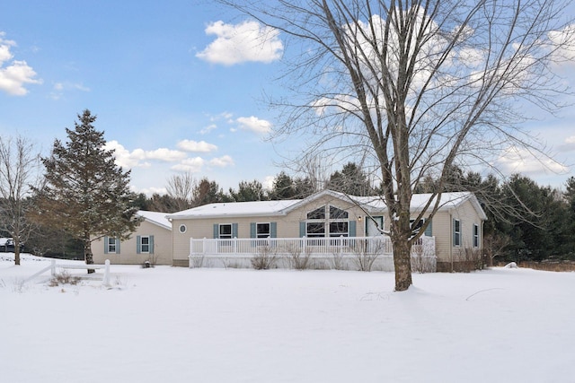 view of ranch-style home