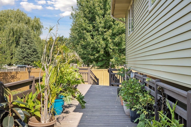 view of deck