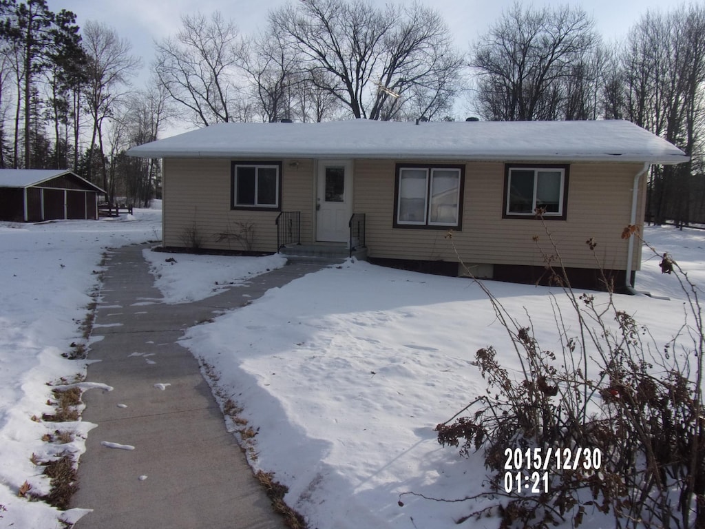 view of ranch-style house