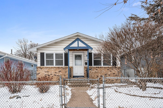 view of front of home