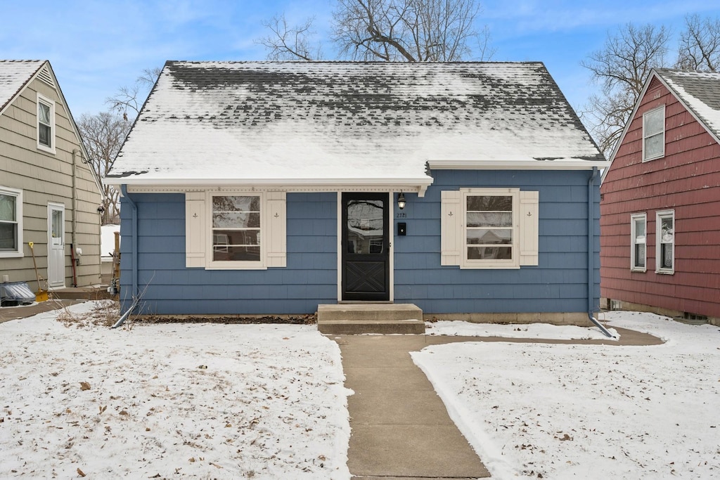 view of bungalow-style house