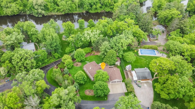 19018 Troy St NW, Elk River, MN 55330 - aerial overview of property's location featuring a large body of water
