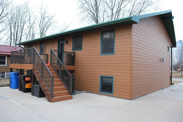 rear view of house featuring a patio area