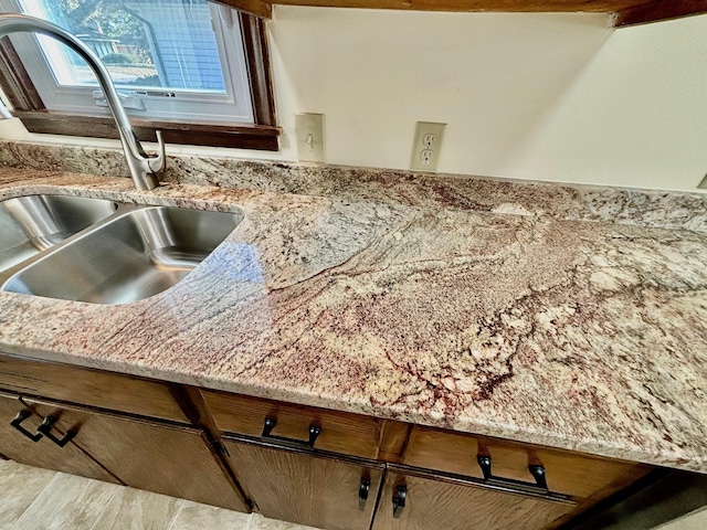 details with sink and light stone counters