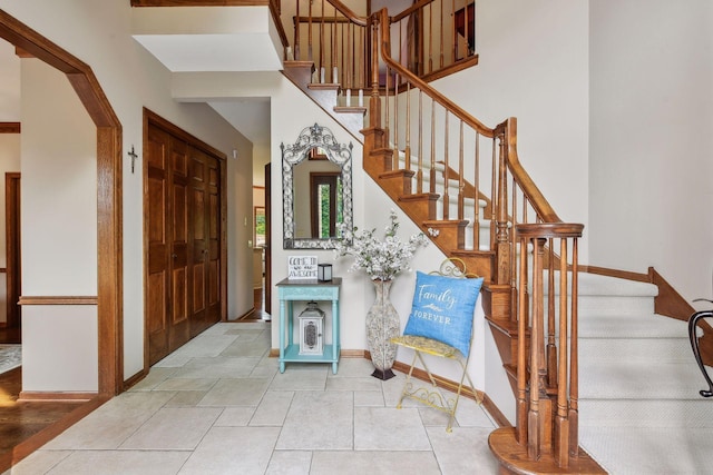 view of entrance foyer