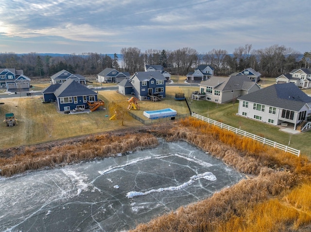 drone / aerial view