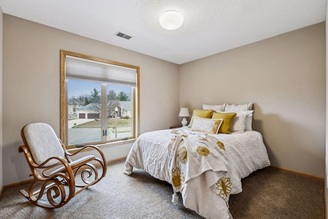 bedroom featuring carpet flooring