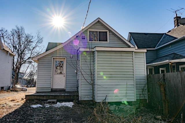 view of back of house