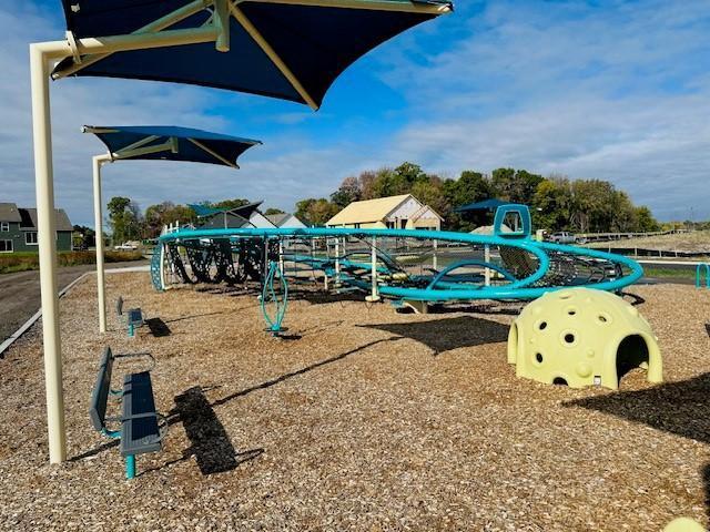 view of jungle gym