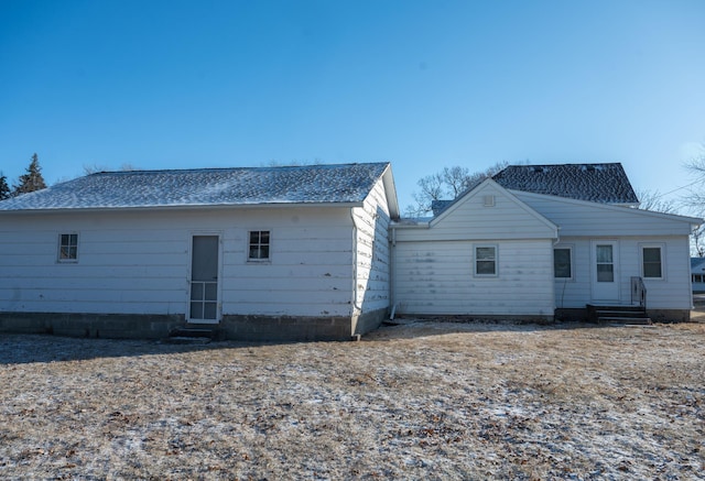 view of back of property