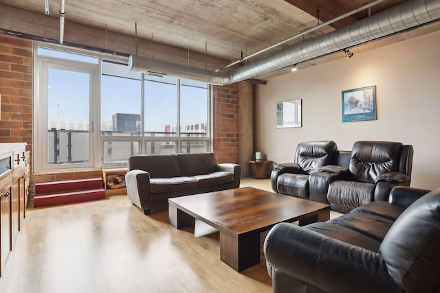 home theater room featuring light hardwood / wood-style floors