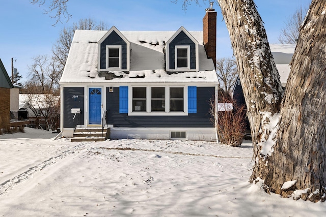 view of cape cod house