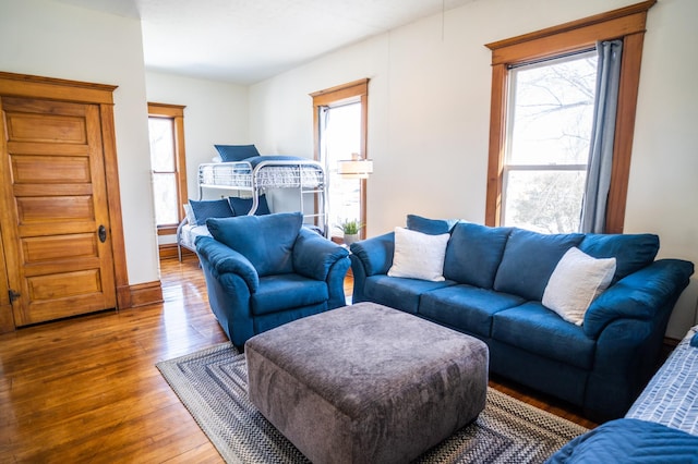 118 Chestnut St, Lake City, MN 55041 - living area with wood-type flooring