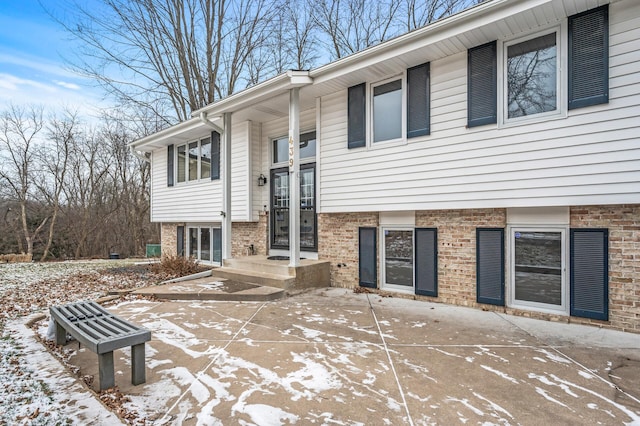 exterior space with a patio