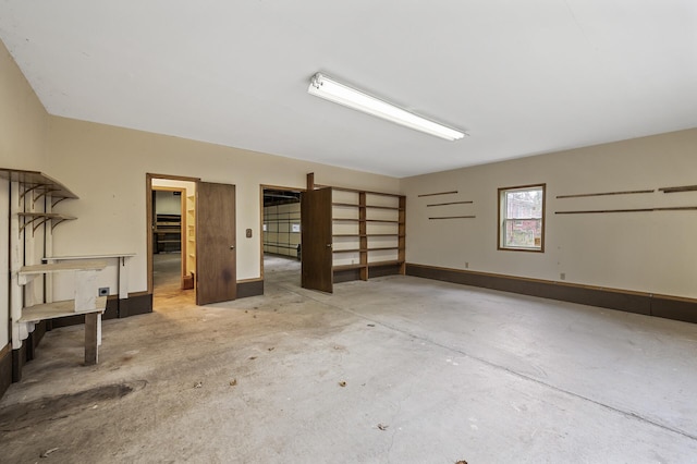 interior space featuring a baseboard heating unit