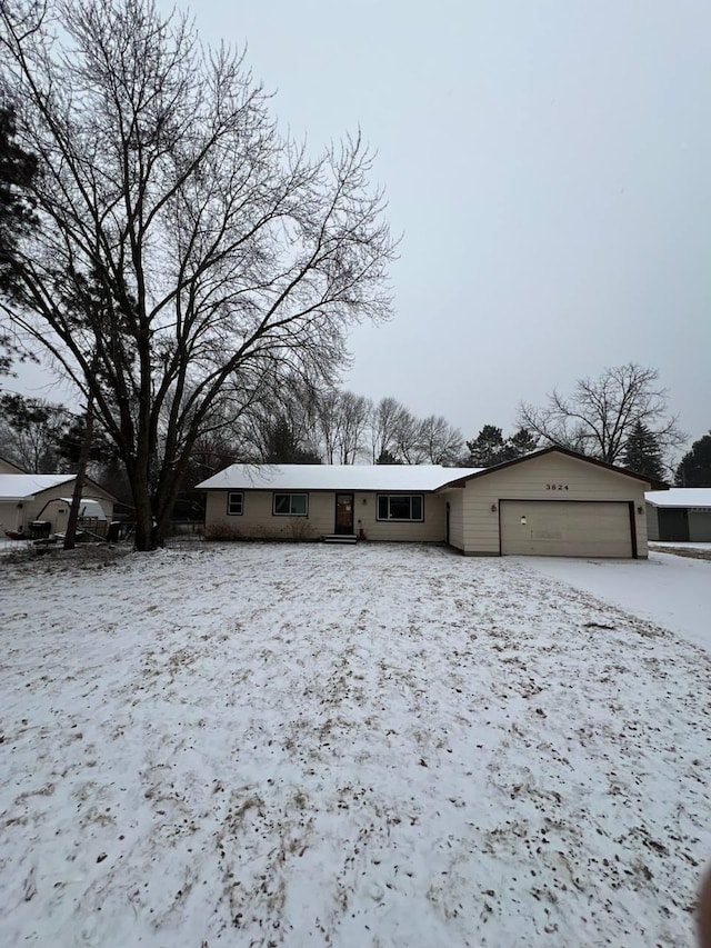 view of front of house featuring an attached garage