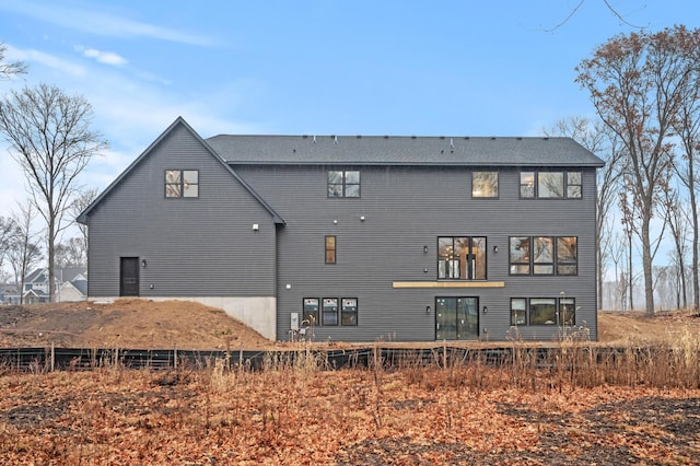 view of rear view of property