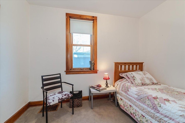 bedroom featuring carpet flooring