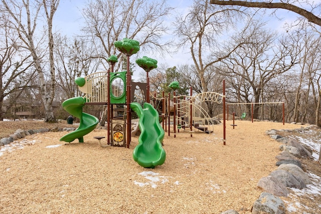 view of play area