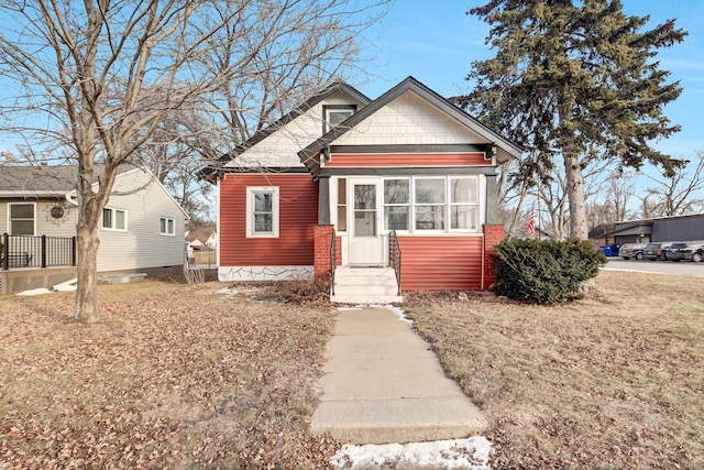 view of front of home