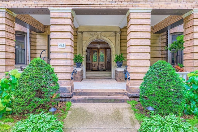 442 Summit Ave Unit 6, Saint Paul, MN 55102 - property entrance featuring french doors and brick siding