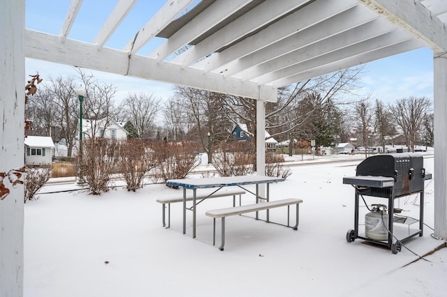 view of home's community with a pergola