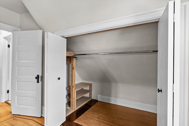 view of closet