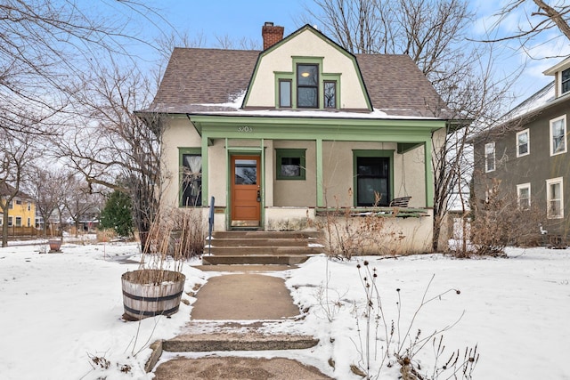 view of front of home