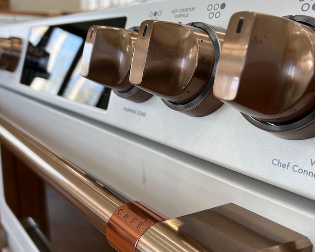 interior details featuring stove