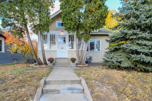 view of bungalow-style home