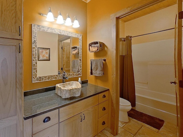 16694 206th Cir, Hutchinson, MN 55350 - full bathroom with toilet, shower / tub combo, and vanity