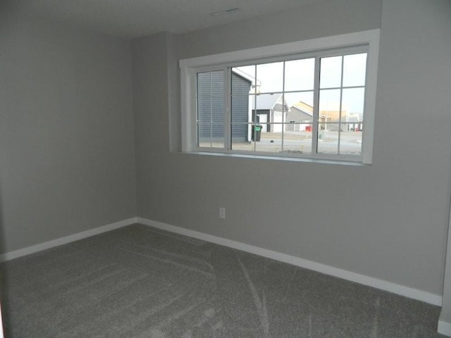 empty room featuring carpet floors