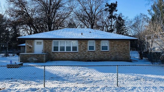 view of front of property